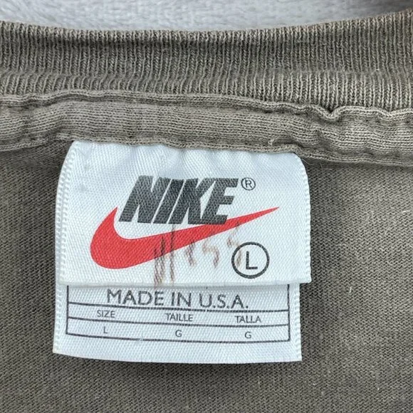 Nike ACG Vintage Dog Your Last Trick Graphic Cut Off Tee USA Made Brown - Picture 9 of 11